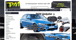 Desktop Screenshot of pm-shopen.se
